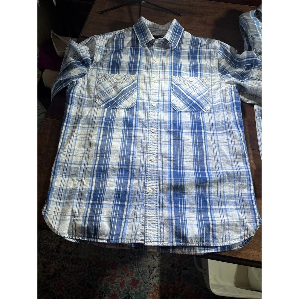 Lands' End Men's Size Small Plaid Button-Down Shirts Traditional Fit. Outdoor.‎